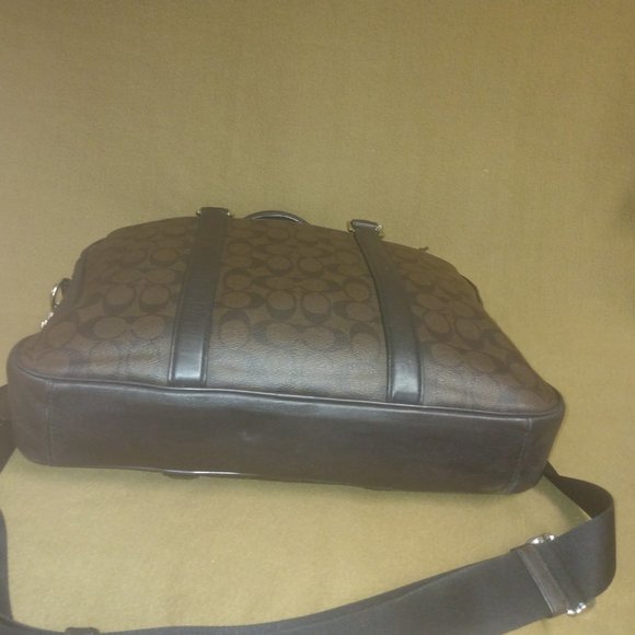 ❤️COACH Perry Slim Laptop Briefcase Bag + Shoulder Strap and Dustbag - Picture 8 of 8